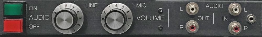 Screenshot of Extron Audio Controls